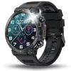 Smartwatch Męski Angelo AK56 PRO czarny Sportowy Militarny Wodoodporny Puls Mocna Bateria Sport Menu PL